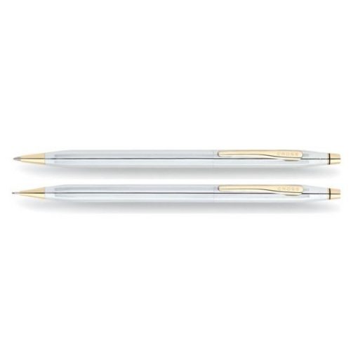 Classic Century® Medalist® Chrome & 23KT Gold Pen & Pencil Set-2