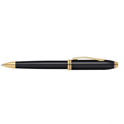 Townsend® Black Lacquer & 23KT Gold Ballpoint Pen-2