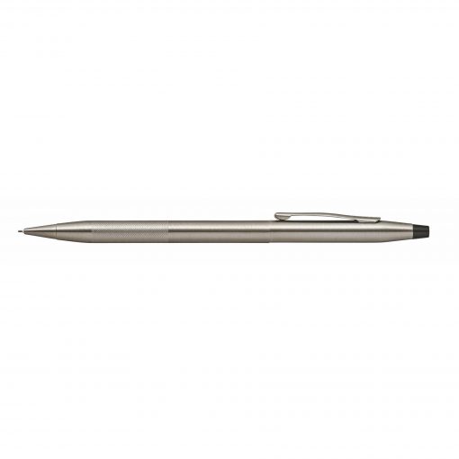 Classic Century Titanium Gray PVD 0.7mm Pencil with Micro-knurl Detail