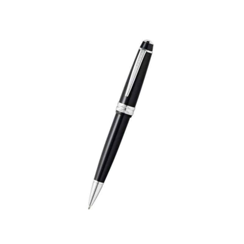 Bailey Light™ Black Resin Ballpoint Pen-1