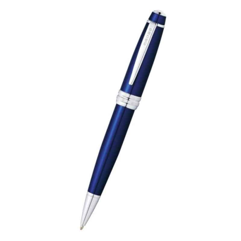 Bailey™ Blue Lacquer Ballpoint Pen-1