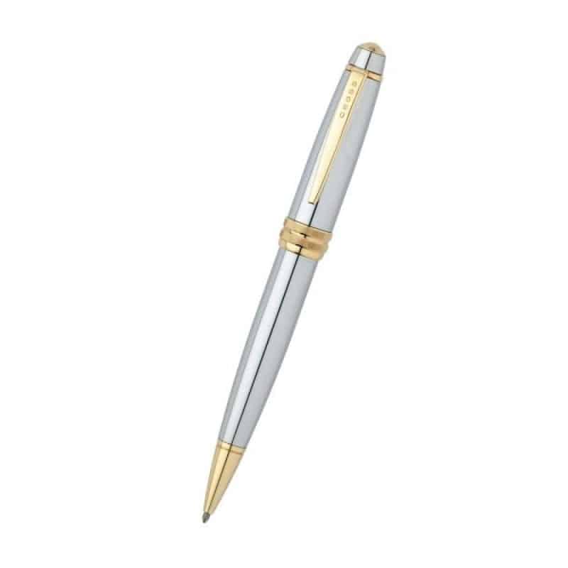 Bailey™ Medalist® Chrome & 23KT Gold Ballpoint Pen-1