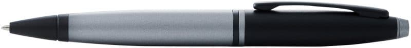 Calais Matte Gray and Black Lacquer Ballpoint Pen-1