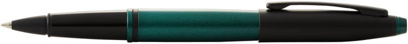 Calais Matte Green and Black Lacquer Rollerball Pen-1
