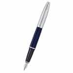 Calais™ Chrome & Blue Lacquer Medium Nib Fountain Pen-1