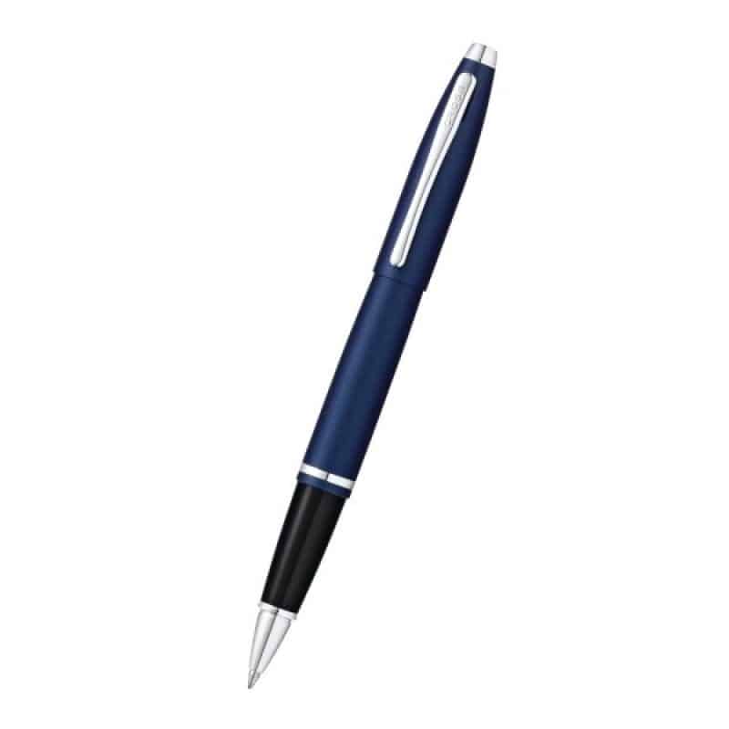 Calais™ Matte Metallic Midnight Blue Rollerball Pen-1