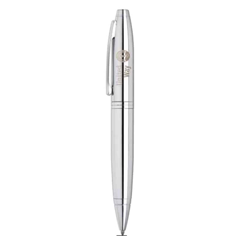 Calais™ Polished Chrome Ballpoint Pen-1