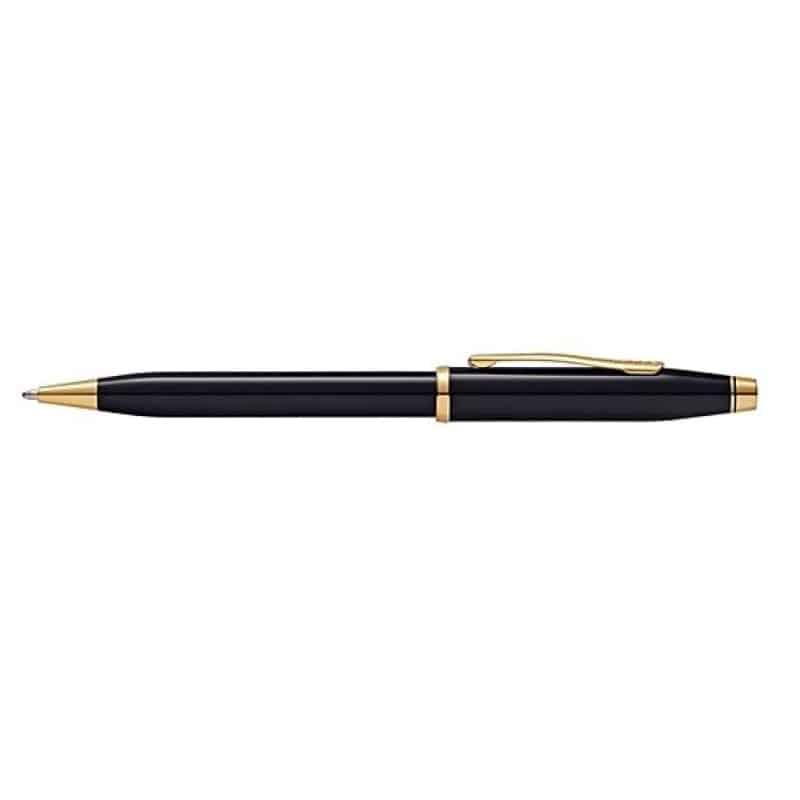 Century® II Black Lacquer & 23KT Gold Ballpoint Pen-2