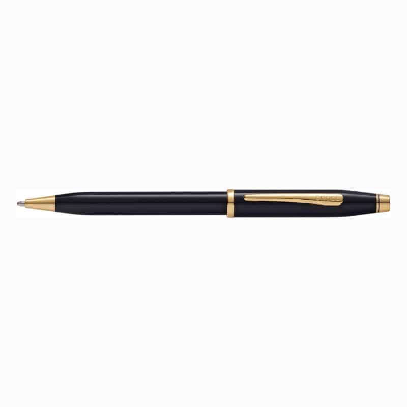 Century® II Black Lacquer & 23KT Gold Ballpoint Pen-1