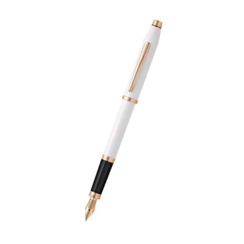Century® II Pearlescent White Lacquer Fountain Pen-1