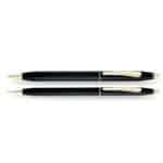 Classic Century® Classic Black & 23KT Gold Gel Ink Pen & Pencil Set-2