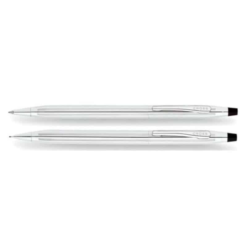 Classic Century® Lustrous Chrome Pen & Pencil Set-2