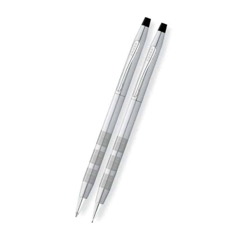 Classic Century® Satin Chrome Pen & Pencil Set-1
