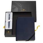 Click™ Midnight Blue Ballpoint Pen & Midnight Blue Journal Gift Set-1