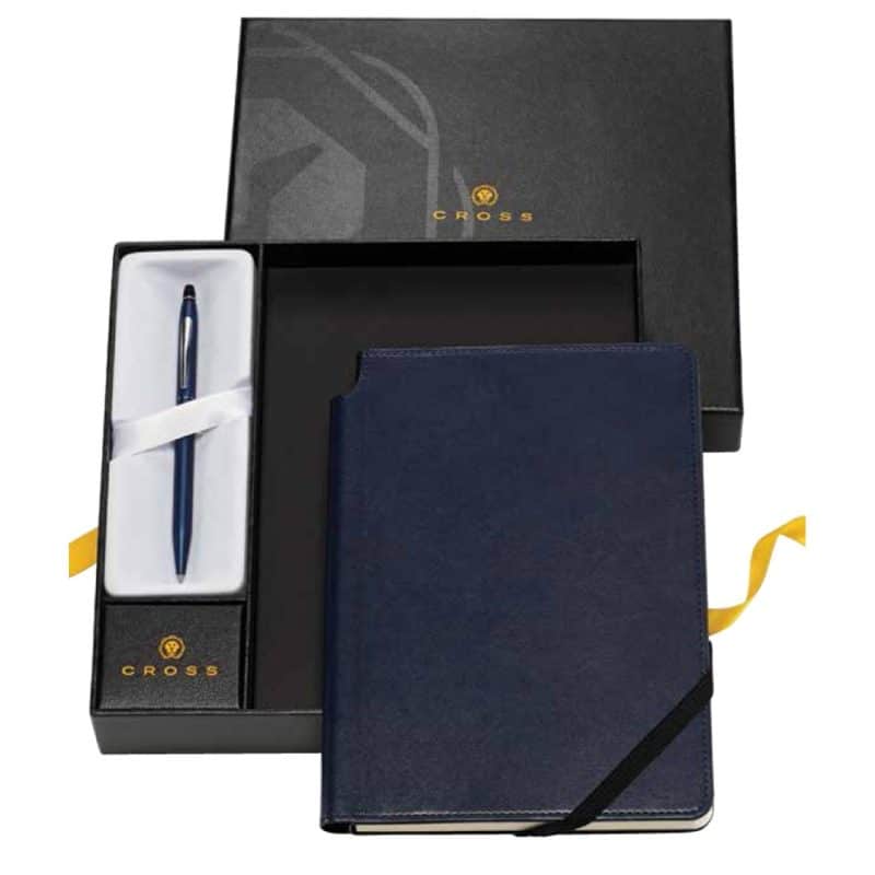 Click™ Midnight Blue Ballpoint Pen & Midnight Blue Journal Gift Set-1