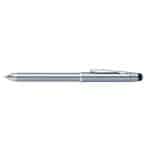 TECH3+™ Frosty Steel Lacquer & Herringbone Multifunctional Pen/Pencil/Stylus-2