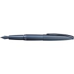 ATX® Sandblasted Dark Blue Fine Nib Fountain Pen w/Stainless Steel Nib Plated w/Dark Blue PVD-1