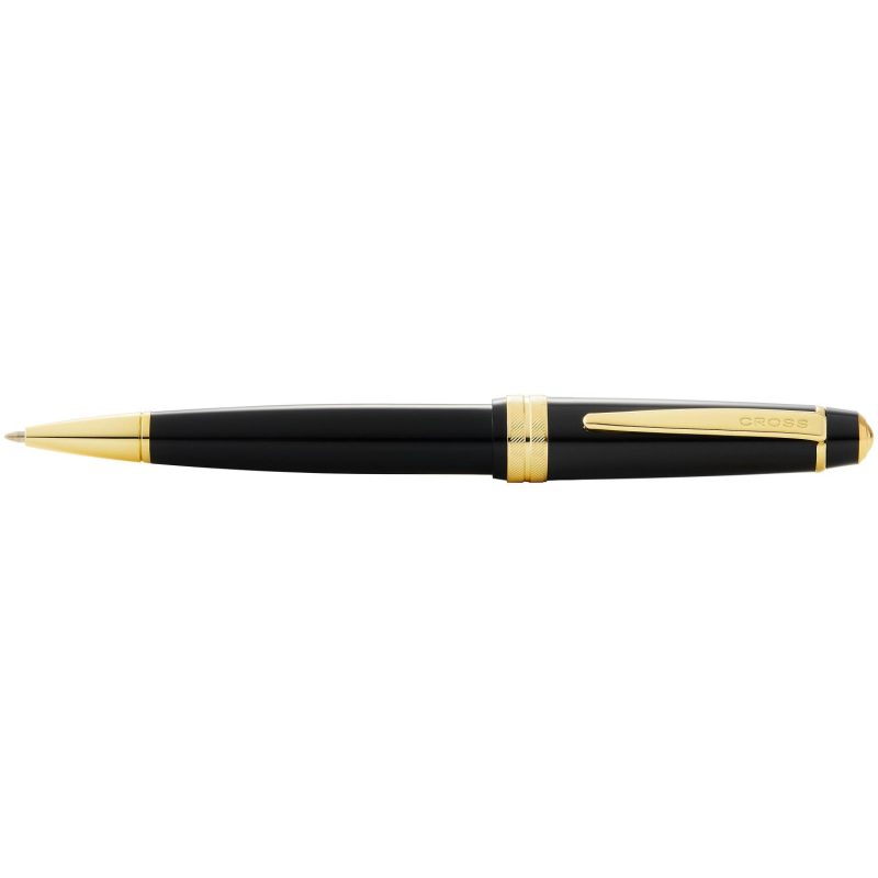 Bailey-Light™-Polished-Black-Resin-and-Gold-Tone-Ballpoint-Pen-AT0742-9 Bailey Light™ Polished Black Resin and Gold Tone Ballpoint Pen-1