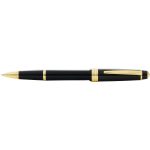 Bailey Light™ Polished Black Resin and Gold Tone Rollerball Pen-1