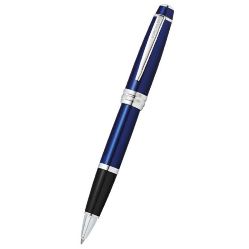 Bailey™ Blue Lacquer Rollerball Pen-1