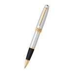 Bailey™ Medalist® Chrome & 23KT Gold Rollerball Pen-1