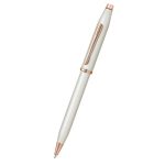 Century® II White Lacquer Ballpoint Pen-1