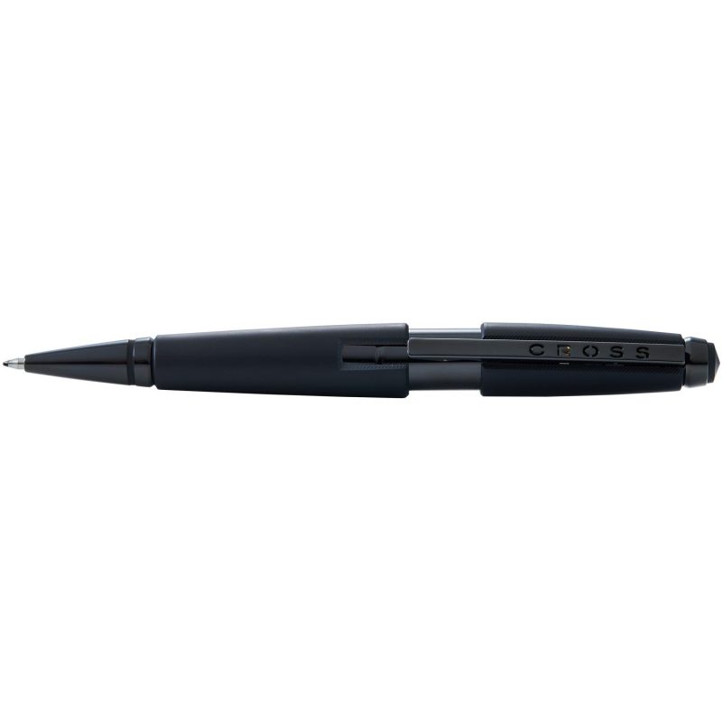 Edge™-Matte-Black-Lacquer-Rollerball-Pen-AT0555-11 Edge™ Matte Black Lacquer Rollerball Pen-1