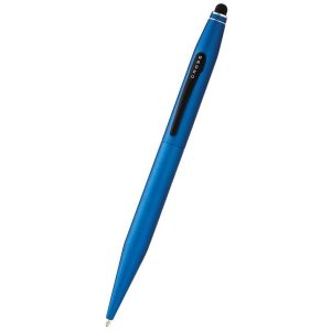 Tech2™ Metallic Blue Lacquer & Satin Black Dual Function Ballpoint Pen-1