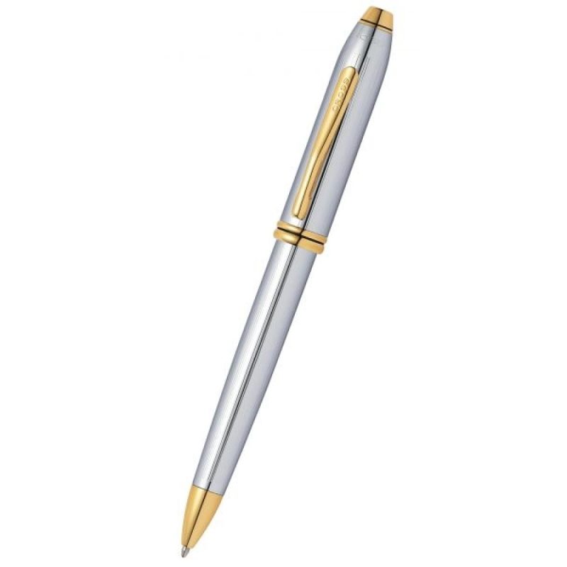 Townsend®-Medalist®-Chrome-23KT-Gold-Ballpoint-Pen-502TW Townsend® Medalist® Chrome & 23KT Gold Ballpoint Pen-1